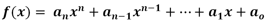 general form of polynomials