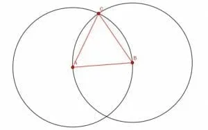 Equilateral triangle for 60 degree angle