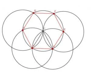 Hexagon for 60 degree angle