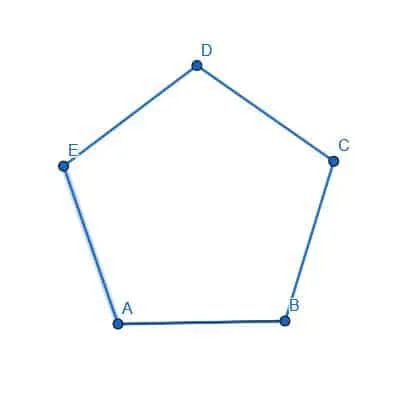 Pentagon for pp4 perpendicular bisector