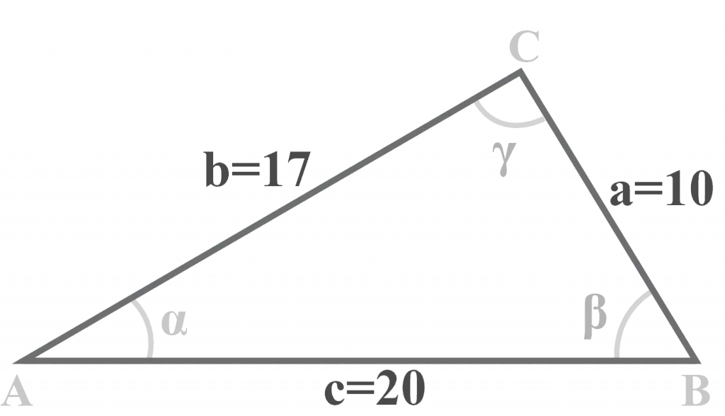 Solving an SSS triangle