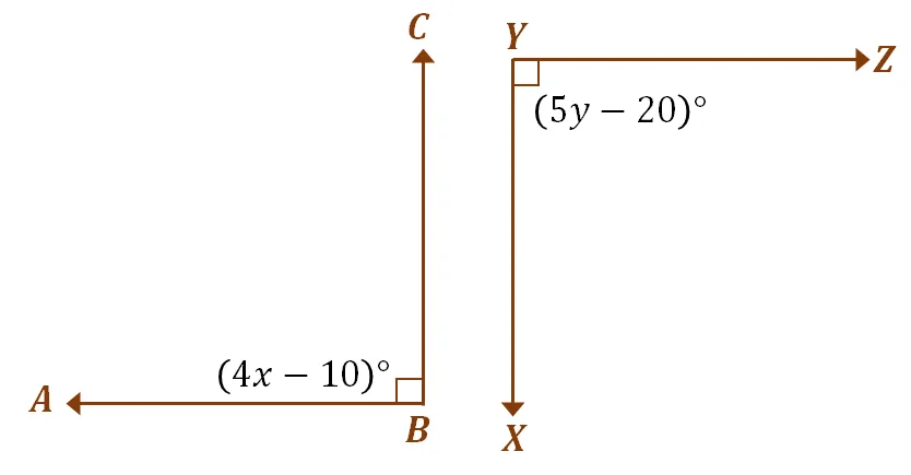 example of problem involving congruent supplementary angles