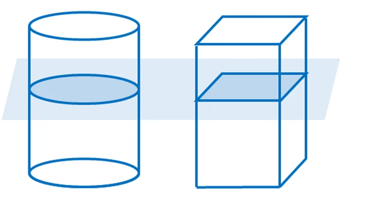 finding unknown measurs using the cavalieris principle