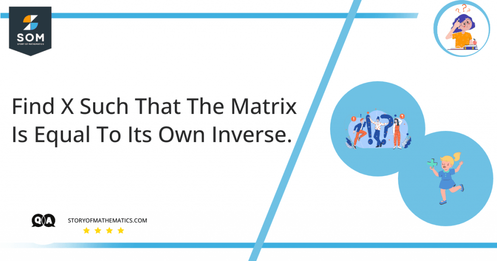 find-x-such-that-the-matrix-is-equal-to-its-own-inverse