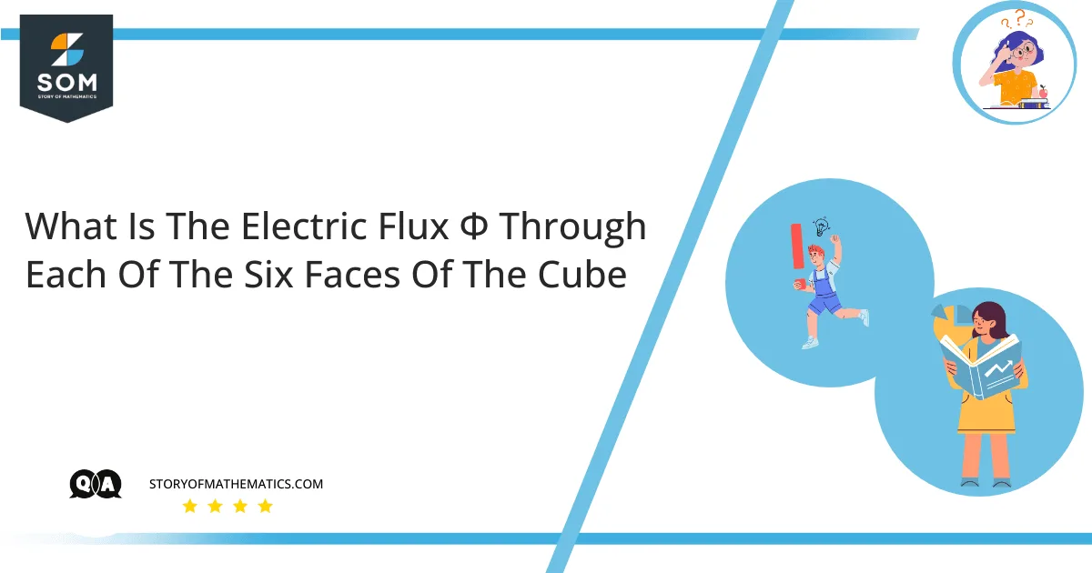 What Is The Electric Flux Φ Through Each Of The Six Faces Of The Cube