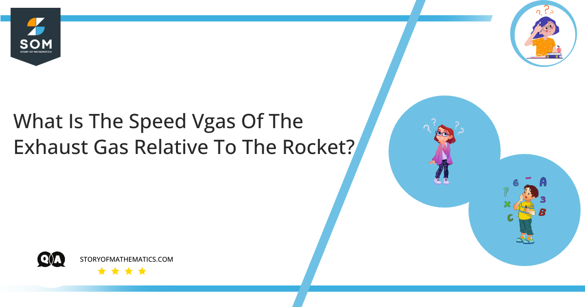What Is The Speed Vgas Of The Exhaust Gas Relative To