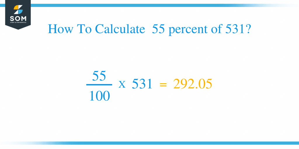 what-is-55-percent-of-531-solution-with-free-steps