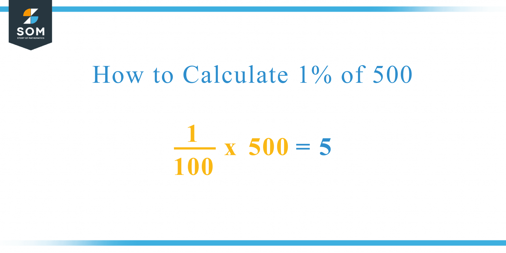 What Is 1 Percent Of 500 Solution With Free Steps