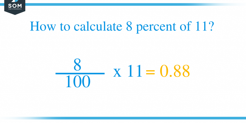 what-is-8-percent-of-11-solution-with-free-steps