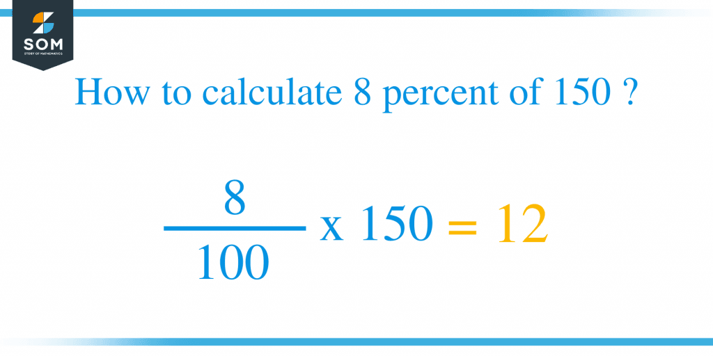 what-is-8-percent-of-150-solution-with-free-steps