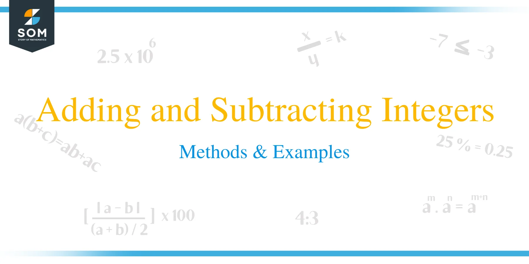 Adding and Subtracting Integers