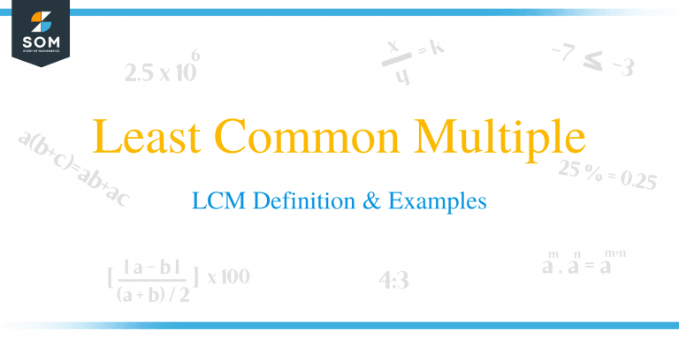 Least Common Multiple – LCM Definition & Examples