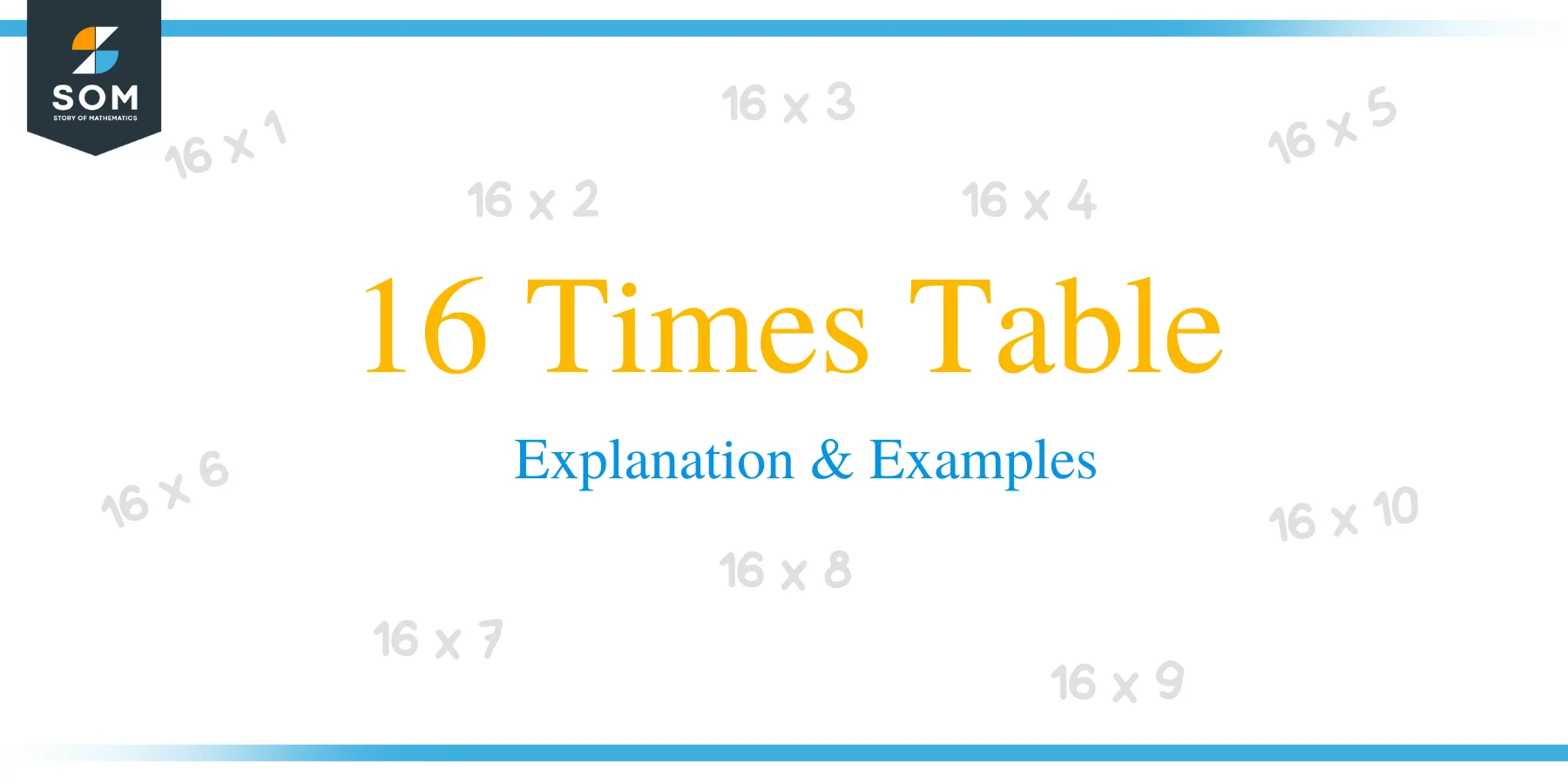 16 Times Table